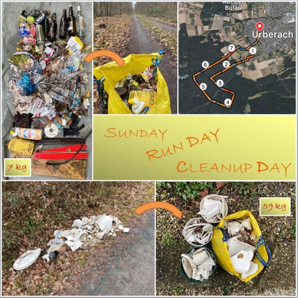 Sunday – Run Day – Cleanup Day